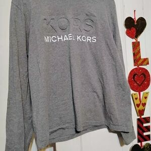 Michael Kors Heather Gray Crewneck
